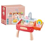 Renchey Spielzeug Waschbecken, Rollenspiel Waschbecken Für Kleinkinder, Bildungsspielzeug...
