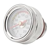 Generic Motoröltemperaturmesser, Motorradöl-Temperaturmessgerät mit Einfacher Installation für...