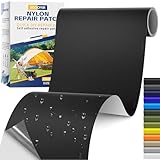 15x160cm Selbstklebend Flicken Reparaturset, Schwarz Flicken Daunenjacke Selbstklebend, Wasserdichte...
