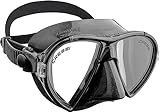 CRESSI Ocean Mask Black/Black - Einzelne Ocean Maske zum Tauchen und Schnorcheln, Schwarz/Schwarz,...
