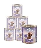 Dehner Premium Hundefutter, Nassfutter getreidefrei, für ältere Hunde, Rind / Lamm / Kartoffel, 6...