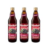 RABENHORST Aronia Muttersaft BIO 3er Pack (3 x 700 ml) - 100 % purer Aronia-Direktsaft aus erster...