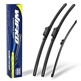 Wifko Scheibenwischer Kompatibel für Ford Focus MK4 2019-2024, Wischerblätter Vorne + Hinten, Set...