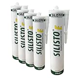 Silikon SILISTO 310ml Kartusche Sanitärsilikon Dichtstoff Essigvernetzend weiß (5)