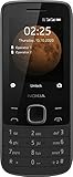 Nokia 225 (2020) 4G Dual-SIM Mobiltelefon im schwarzen Premium Design (2.4' QVGA Display, 4G...