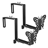 2 Stück Blumenkastenhalter Für Brüstungen Und Balkon, Verstellbare Pflanzkasten-Halterung Mit...