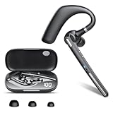 Bluetooth Headset V5.4, 100 Std Freisprecheinrichtung Wireless Headset mit LED-Ladebox, ENC Dual...