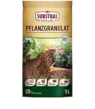 Substral Naturen Bio Pflanzgranulat, Tongranulat für Zimmer und Balkonpflanzen, torffrei, 5 L