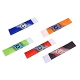 FIRSTXIU 7pcs Verstellbarer Elastischer Sportkapitän Armband Game Leader Armband Fußball...