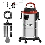 Bowose 1200 W 3-in-1-Nass- und Trockensauger für Nass-, Trockenreinigung und Blasen, integrierter...