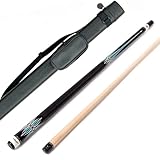 Riley Centurion American Billardqueue mit Kunstledergriff, 147 cm, 13 mm Spitze, komplett mit...