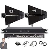 UHF-Antennen-Stromverteilungssystem, Mikrofon-Signalverstärker mit 2 Antennenpaddeln,...