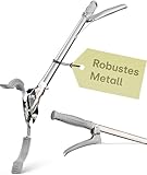 Praknu Müllzange aus Metall - Stabile und Robuste Greifzange für Müll 95cm - Ideal für Haushalt,...