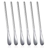 6 Stück Kleine Espressolöffel Aus Edelstahl Espresso Löffel Kaffee Mini Silber 13cm Löffel Mit...
