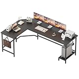 Mericonia L-förmiger Schreibtisch, 170 cm Eck-Gaming-Schreibtisch fürs Homeoffice, Computertisch,...