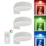 Kabellose Bildbeleuchtung – LED-Wandleuchte Mit Fernbedienung | Magnetische Wandlampe,...