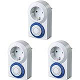 Brennenstuhl Zeitschaltuhr MMZ 20, mechanische Timer-Steckdose (Tages-Zeitschaltuhr, mit erhöhtem...