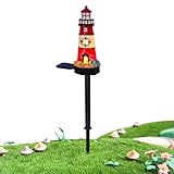 Yulokdwi Outdoor Solarleuchten, Wachturm Gartenleuchte, Wasserdichte Beleuchtung Für Weg Terrasse...