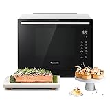 Panasonic NN-CS89LB 4in1 Kombi Dampfbackofen mit Mikrowelle (1000 Watt, Dampfgarer, Grill, Inverter...