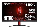 Acer Nitro KG272S3 Gaming Monitor 27 Zoll (69 cm Bildschirm) Full HD, 180Hz, bis zu 0.5ms (GTG),...