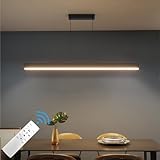 Klighten Led Dimmbar Pendelleuchte Esstisch 3000K-6000K, 100Cm/36W, Hängeleuchte Mit Fernbedienung,...