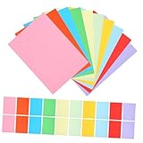 NUOBESTY 3 Packungen Farbiges A4-kopierpapier Für Diy-kunst Und Handwerk, Mehrfarbiges...