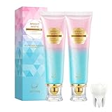 Teegxddy 2 Stück Niacinamide Zahnpasta,Whitening Zahnpasta,Natürliche Sanfte Formel für Weißere...