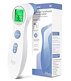 Fieberthermometer für Babys, Kinder und Erwachsene, kontaktloses Stirnthermometer Infrarot Digital...