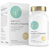 Cosphera Haar-Vitamine - Hochdosiert mit Biotin, Selen und Zink als Beitrag zum Erhalt normaler...