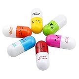 Kugelschreiber, einziehbar, Kapselform, 3 Stück, Mini-Kugelschreiber, einziehbar, Kapseln,...