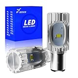 GZ5CG BA20D S2 Motorrad-Scheinwerferlampen mit Fern-/Abblendlicht und 3570 SMD für eine Helligkeit...