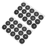 CIYODO Billardtisch Markierungspunkte 2 Stück Schwarz Strapazierfähige Aufkleber für Snooker und...
