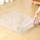 Transparente Stuhlmatte für harte Böden, rutschfester PVC-Bodenschutz, wasserdichter...
