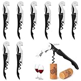 8 Stück Kellnermesser, 3-in-1 Flaschenöffner, Korkenzieher Edelstahl, Weinöffner für Sommeliers,...