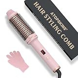 38 mm Thermal Brush Warmluftbürste Haarstyling Lockenbürste, Volumen Haar Kamm Rundbürste, Hot...