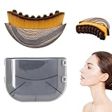 Lymphatische Kontur Gesichtsbürste DGMI Trockenbürste Lymphdrainage,Lymphdrainage Massager für...