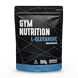 L-GLUTAMIN Ultrapure Pulver extra hochdosiert & 99,5% rein - Laborgeprüft und vegan – Made in...