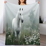 Wildtiere Decke Flannel Blanket 220 x 240cm - Extra Soft Fluffy Microfiber Throw, Machine Washable...