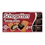 Schogetten Winter Edition Spekulatius I 100 g Schokoladentafel I mit Zartbitter-Schokolade & in...
