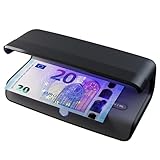 Safescan 75 LED Geldscheinprüfgerät mit ultrastarkem UV- & Weißlicht - Falschgeldprüfgerät für...