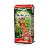 Rindenmulch Dekor Mulch 50L ziegelrot Garten Deko-Mulch rot 50 Liter Dekormulch