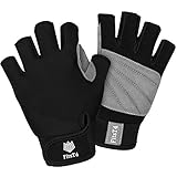 FitsT4 Sports Surfhandschuhe 3/4 Finger gepolsterte Anti-Rutsch-Handschuhe zum Wasserski Kanufahren,...