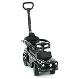 Lemodo Rutschauto mit Schiebestange ab 1 Jahr, Mercedes G350d Rutscherauto mit Sicherheitsbügel,...