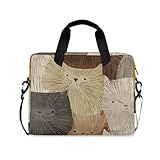 EtherSpher Laptop-Hülle, 38,1 - 40,6 cm, stilvolle Laptop-Tragetasche mit Reißverschluss, helle...