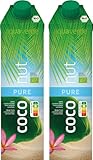 Aqua Verde - Bio-Kokoswasser aus Konzentrat I 100% Natürlich & Pur I Ideal für Hydratation &...