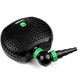 Wagner GREEN SuperECO 8000 Teichpumpe 8.000 Liter pro Stunde 42 Watt, energiesparende Filterpumpe,...