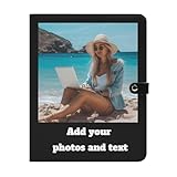 Personalisierbarer Leder-Ordner A4 – Individuell bedruckbar mit Namen oder Logo für...