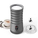 PARIS RHÔNE Milchaufschäumer Elektrischer, 4-in-1-Milchaufschäumer, Feeignet für Heißen und...