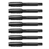 Jotekonoby 7-teiliges Titan-beschichtetes Spiralspitzen-Gewindebohrer-Set, Gewindewerkzeuge für...