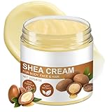 Shea Cream,Sheabutter Bio,Organische Shea Butter Unraffiniert,Reine Shea Creme für Gesicht,Körper...